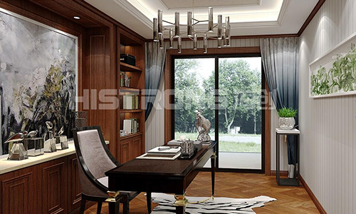 海創(chuàng)中式書房效果圖